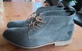 Stiefeletten, Tamaris, Größe 39, Leder, Farbe grau -blau