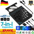 Externes CD/DVD Laufwerk USB 3.0 +Type C Brenner Player für PC Laptop Windows 11