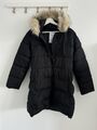 Schwarzer Parka Jacke Gap Größe M