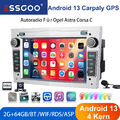 Für Opel Corsa C D Astra H Vectra Zafira Autoradio Android 13 GPS Navi 2+64G Kam