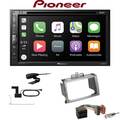 Autoradio Pioneer Apple CarPlay Android DAB für Hyundai i20 2009-2012 silber