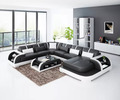 wohnzimmer Leder xxl couch sofa landschaft moderne designer polster eckpolster