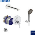 Hansa Primo Regendusche Wannenarmatur Unterputz Brause Badeinlauf Bluebox Dusche