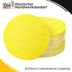 Klett Schleifscheiben 225mm Multiloch gelb Deckenschleifer Trockenbau Giraffe DE⭐⭐⭐⭐⭐ QUALITÄT ✅ GRATIS VERSAND ✅ DE HÄNDLER ✅