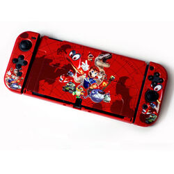 Hülle fur Nintendo Switch OLED Konsole Joycon Controller Super Mario Odyssey