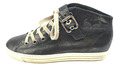 PAUL GREEN DAMENSCHUHE HALBSCHUHE SNEAKER Gr:38 Uk:5 SCHWARZ