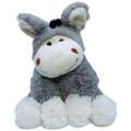 Esel sitzend, grau Kuscheltier von Paul Import GmbH 20 cm, gebraucht