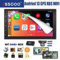 DAB+ Android 13 4+64G Carplay Autoradio 7" 2 DIN GPS NAVI RDS Bluetooth +Kamera