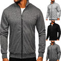 Sweatjacke Pullover Sweatshirt Pulli Stehkragen Classic Men Herren BOLF Casual