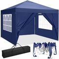 Partyzelt Pavillon 3x3/3x6m Bierzelt Festzelt Gartenzelt Pop Up Zelt UV-Schutz