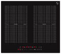 K&H 4 Zonen FLEX Induktionskochfeld 59cm Autark rahmenlos IN-6804FLX