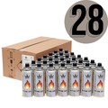 🔥28x Gaskartuschen🔥227g Butan Gas Grau REX MSF-1a Gasflaschen  (28 Stück)