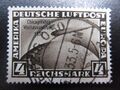 DR Nr. 498, 1933, Zeppelin, Chicagofahrt, gestempelt, Mi 250€ *KB795*