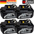 4X Für Makita Akku 18V 9,0AH 12,0AH BL1860B BL1850 BL1830 BL1840 6,0AH Lithium