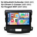 Für Mitsubishi Outlander II 2006-2012 64GB Android 13 Autoradio Carplay GPS DAB+