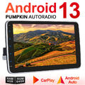 Pumpkin 4GB 64GB 10.1" Android 13 Autoradio mit Carplay 1 DIN GPS Navi Bluetooth