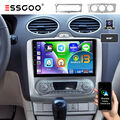 DAB+ Android 14 Carplay Autoradio Für Ford Focus MK2 MK II 2004-2011 GPS KAM RDS