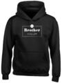 Personalisiertes Kapuzenoberteil Hoodie Bruder Kinder Jungen Mädchen