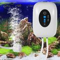 4800mAh Aquarium Luftpumpe Akku Sauerstoffpumpe Leise Pumpe für Haus & Fischtank