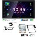 JVC Radio Apple CarPlay Android DAB+ für Mercedes Benz M-Klasse 2005-2011 W164