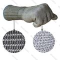 1X Edelstahl Stechschutzhandschuhe Kettenhandschuh Sicherheits-Handschuh Metzger