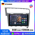 Für VW Golf 7 10" Auto Radio DAB+ USB BT Navigation kabellos Apple Carplay 128GB