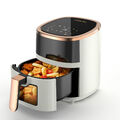 XXL Heißluftfritteuse 6L Fritteusen Friteuse Heißluft Air Fryer 1200W ohne Öl