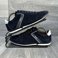 Hugo Boss Schuhe Herren Größe UK 7 Euro 41 Wildleder Smart Freizeit Navy Orland Sneaker