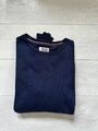 Tommy Hilfiger Pulli Blau Gr. L Pullover Sweater Sweatshirt Oberteil Langarm