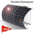 200W 400W flexibel Solarpanel Mono 12V Solarmodul fur Wohnmobil Auto Camp Boot