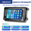 Autoradio NAVI Carplay BT 4+64G für VW Golf 5 6 PLUS Touran Passat B6/B7 Tiguan