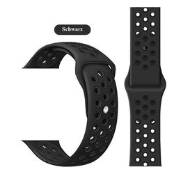 Silikon Sport Armband für Apple Watch Ultra Series 9 8 7 SE 6 5 4 3 2 1  38-49mm