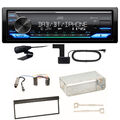 JVC KD-X482DBT Bluetooth Digitalradio USB Einbauset für Skoda Fabia 6Y