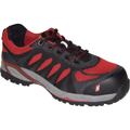 Sicherheitsschuh PRO STEP Gr,44 schwarz/rot S1P SR