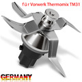 für Vorwerk Thermomix TM31 Küchenmaschine Ersatz Messer Mixmesser Edelstahl
