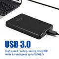 500GB 1TB 2TB Externe Tragbare Festplatte 2.5" Backup HDD für PC Macbook PS4 PS5