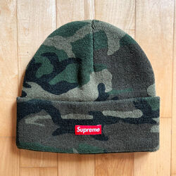 Supreme NYC Box Logo Beanie Mütze Camo Camouflage - rare -