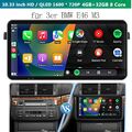 Für BMW E46 M3 8Kern 4+32 Android 12 Autoradio 10,33" GPS Navi DSP 4G  CarPlay