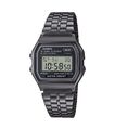 Casio Damenuhr Retro Digital Alarm Grau A158WETB-1AEF