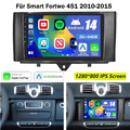 64G Android 14 Autoradio Carplay BT GPS Navi Für Benz Smart Fortwo 451 2010-2015