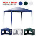 LOEFME 3x3m Pavillon Festzelt Picknicks Partyzelt Wasserdicht Gartenpavillon DE