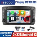 Android 13 Carplay Autoradio GPS +Kam Für Mercedes Benz W203 W209 Vito W639 W170