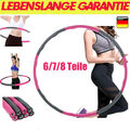 Hula Hoop Reifen Fitness 8 Teile Erwachsen Gewicht Hulla Hoola Hup Huller hupp