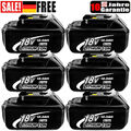 6X Für Makita Original Akku 18V 6Ah 9Ah 12Ah BL1860B BL1850B BL1840B BL1830B