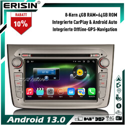 8-Kern DAB+Android 14 Autoradio GPS Navi CarPlay DSP 64GB CD für Alfa Romeo Mito