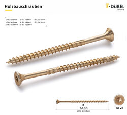 Holzschrauben Spanplattenschrauben Holzbauschrauben Konstruktionsschrauben Torx