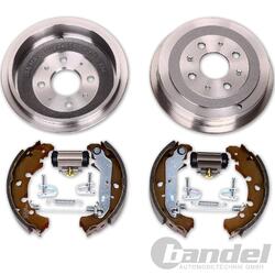 BREMSTROMMEL + BREMSBACKEN + RADBREMSZYLINDER passend für OPEL ASTRA G VECTRA B
