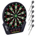 Elektronische Dartscheibe Dartboard Dart-set mit 6 Darts 243 Spieloptionen NEU