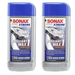 2x 500ml SONAX XTREME BRILLIANT WAX 1 HYBRID NPT HARTWACHS LACK PFLEGE POLITURDie Nr.1* für Autoteile: Top-Preis-Leistungs-Verhältnis