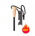Feuerstab Feuerstahl Feuerstein XXL Feuerstarter Magnesium Firesteel Camping